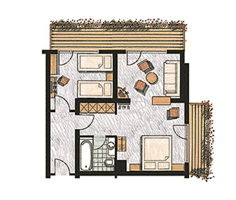 Grundriss Studio Roßkopf Landhotel Tirolerhof Grundriss Studio Roßkopf Landhotel Tirolerhof