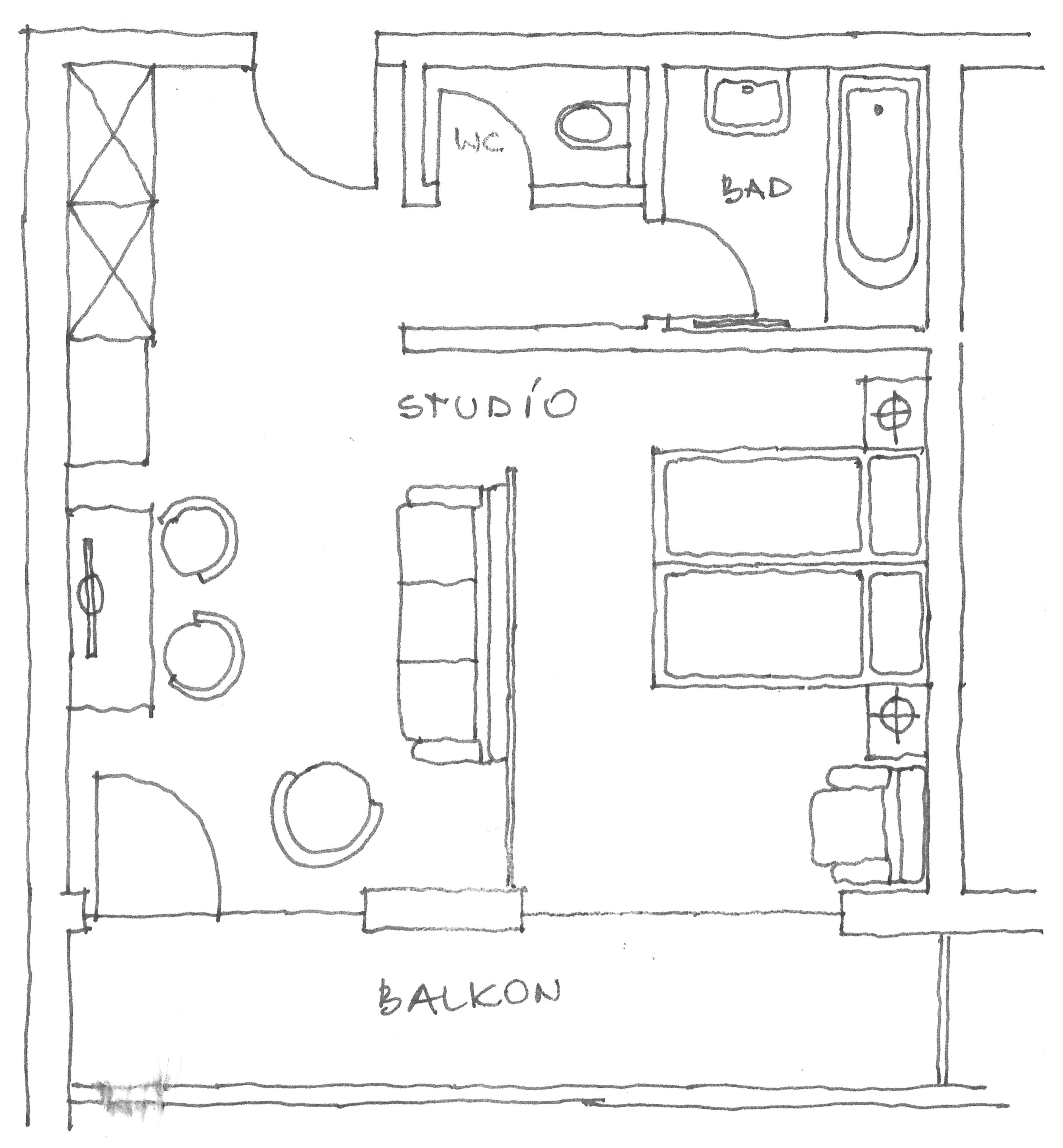 Plan Studio Schatzberg in the Hotel Tirolerhof Plan Studio Schatzberg in the Hotel Tirolerhof